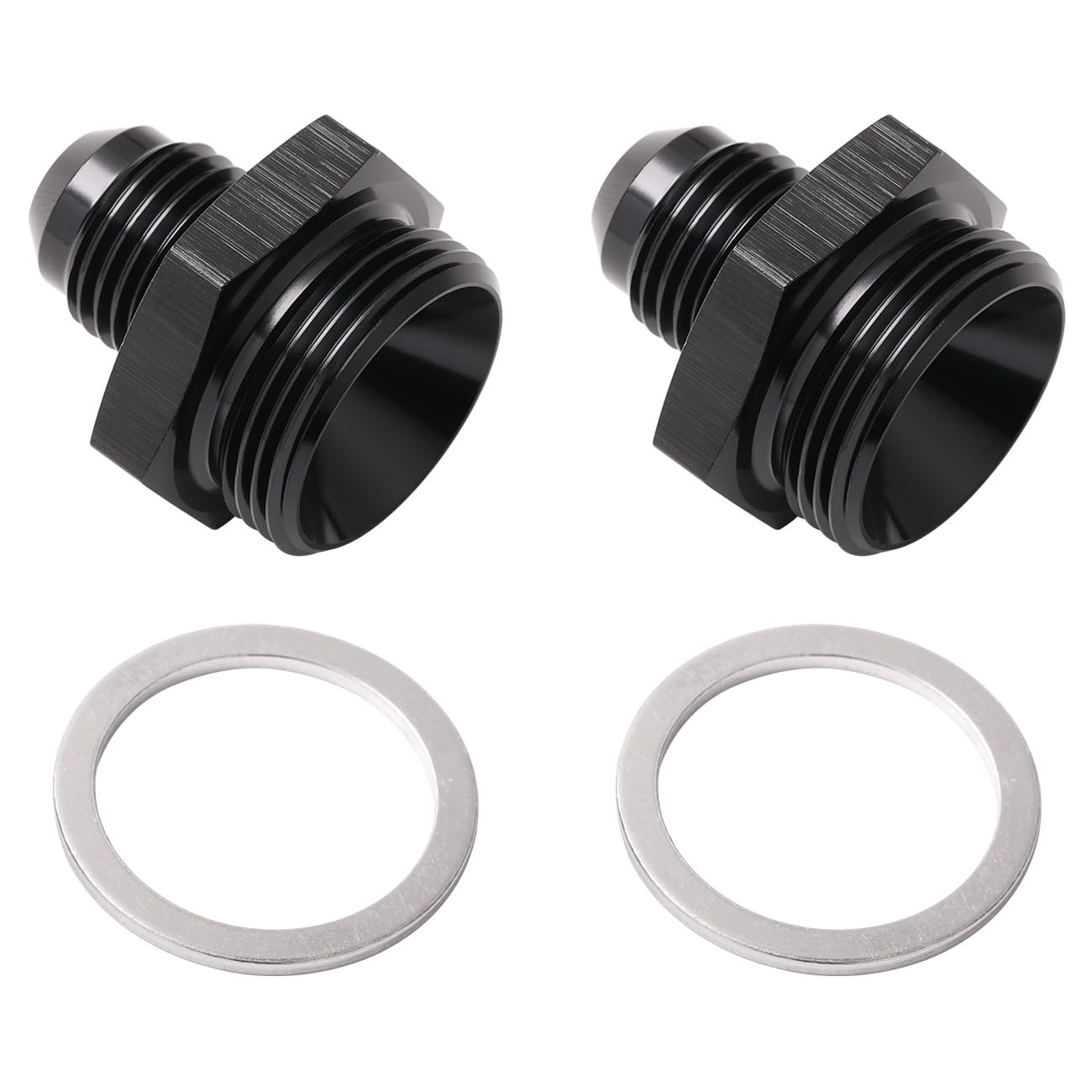 Two-pack Podavelle fitting enabling secure connections for oil, fuel, or coolant lines.