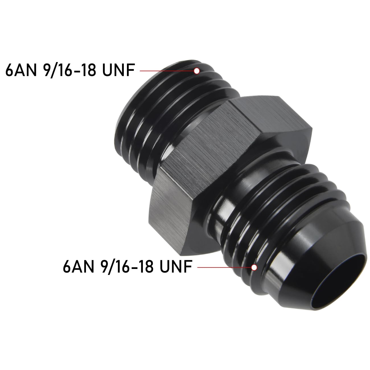 Podavelle aluminum rail adapter in black finish for lightweight, durable performance.
