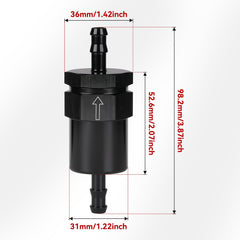 Podavelle billet aluminum black housing demonstrates durable, corrosion-resistant construction.