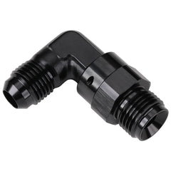 Podavelle AN6 to inverted flare 90-degree adapter in black for streamlined installation
