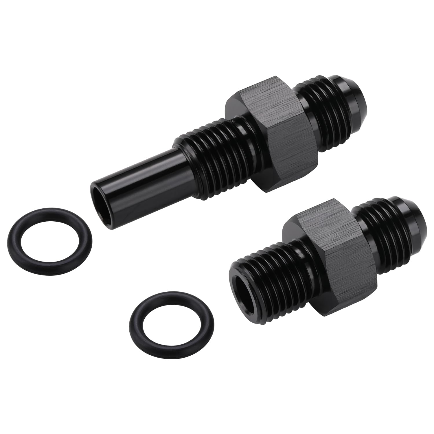 Podavelle anodized black transmission fitting with corrosion resistance and clean finish