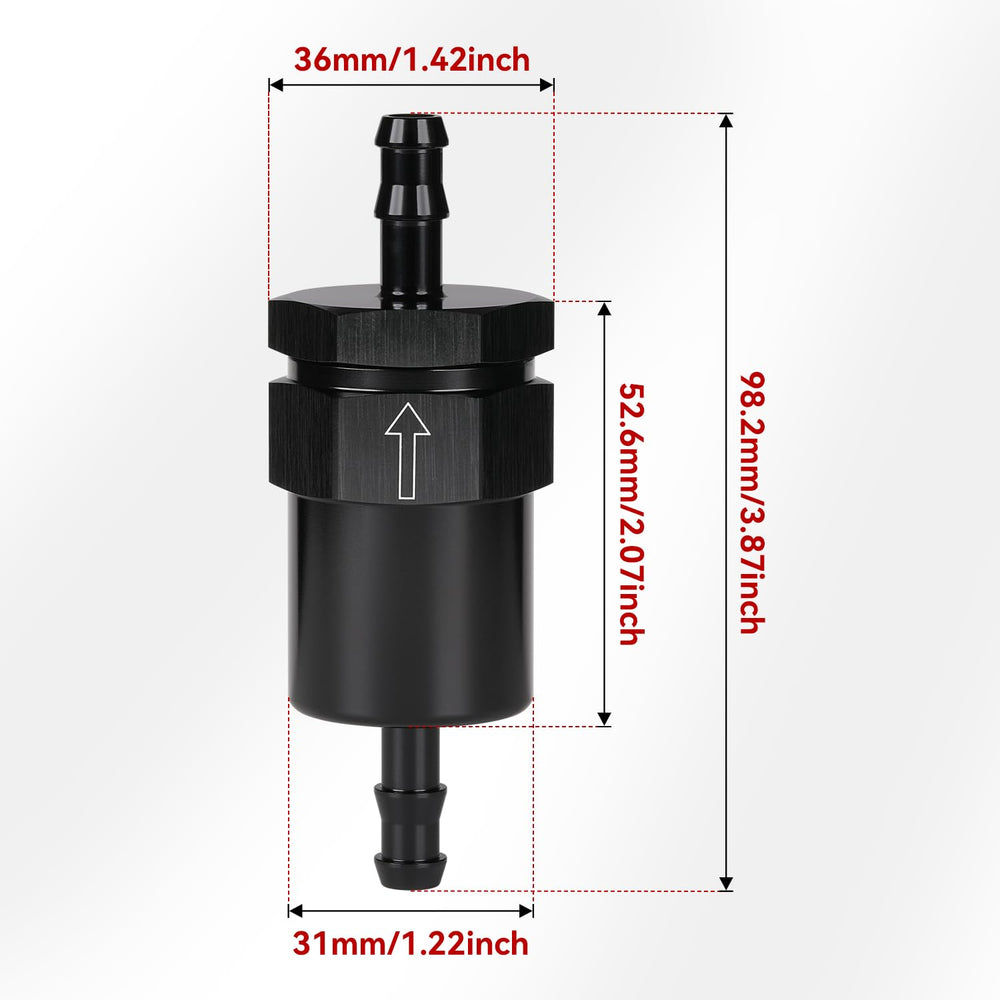 Podavelle billet aluminum black housing provides durable, corrosion-resistant performance.