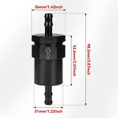 Podavelle billet aluminum black housing provides durable, corrosion-resistant performance.