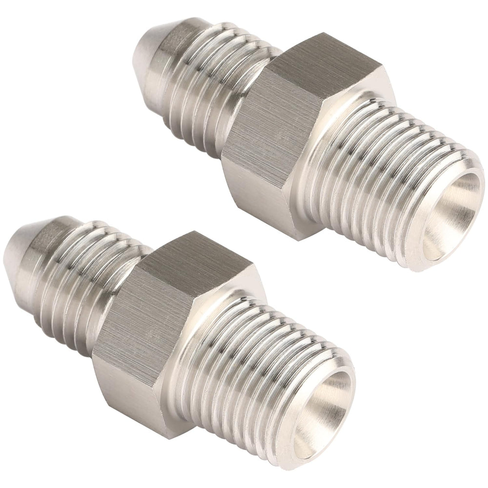 Podavelle braided line connector enabling secure brake or oil lines.