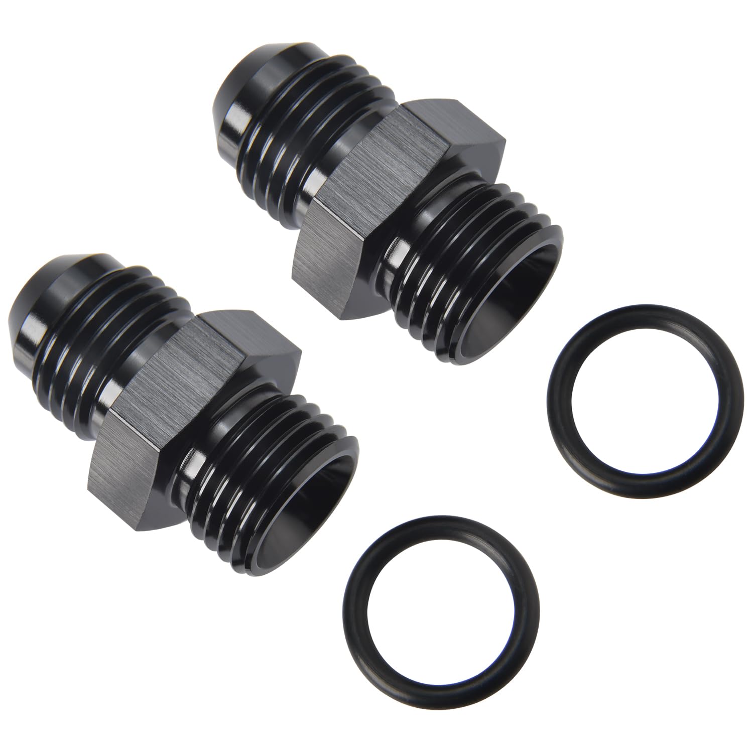 Podavelle fuel system rail adapter for oil, fuel, coolant, or water lines.
