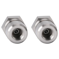 Grooved exterior on Podavelle adapter for secure retainer clip connection.