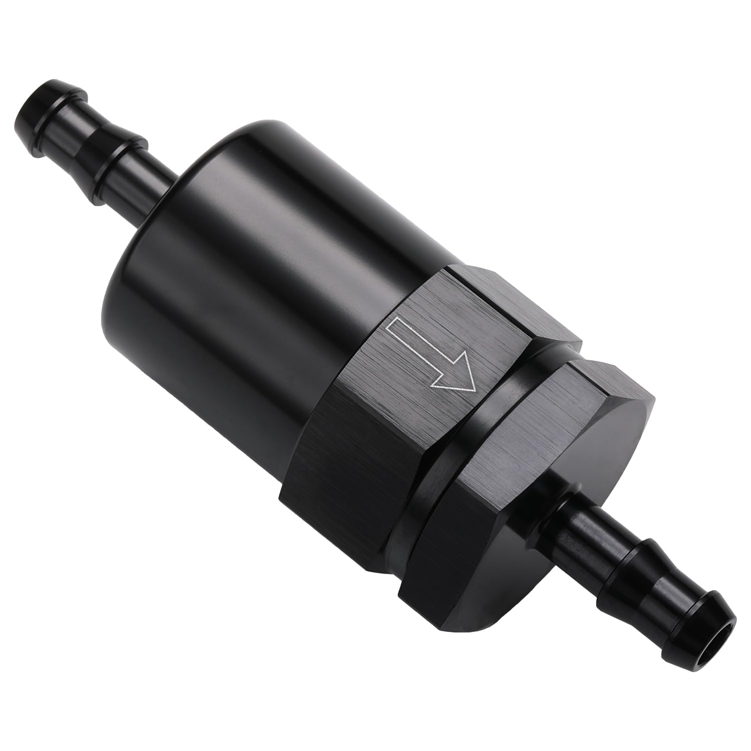 Podavelle inline filter with the 30 micron bronze element for easy cleaning and reuse.