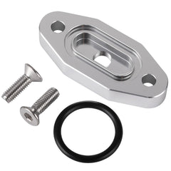 Podavelle oil feed plate with 1/8 NPT port enables access to the engine oil circuit.