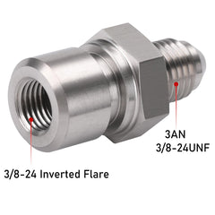 Podavelle stainless steel brake line adapter 304 stainless for durability.