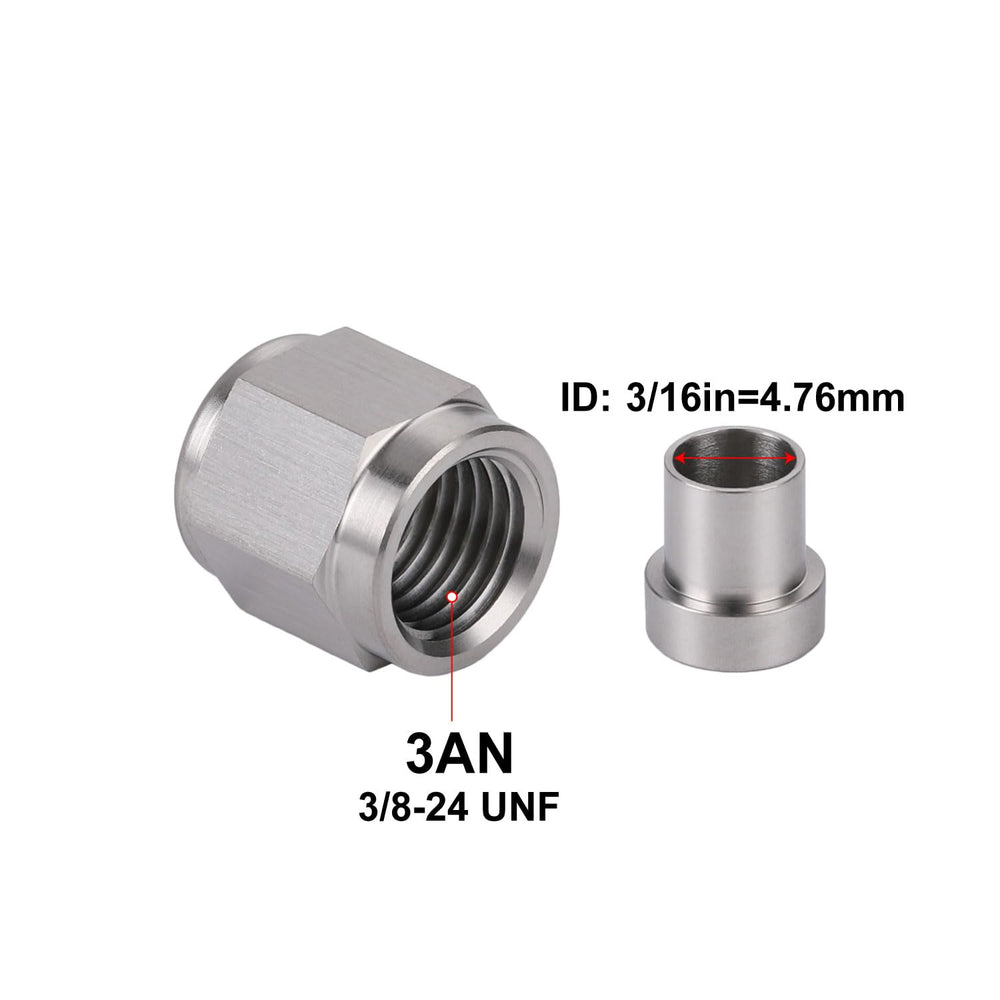 Podavelle stainless-steel nuts-sleeves deliver durable flare fittings for long-lasting performance