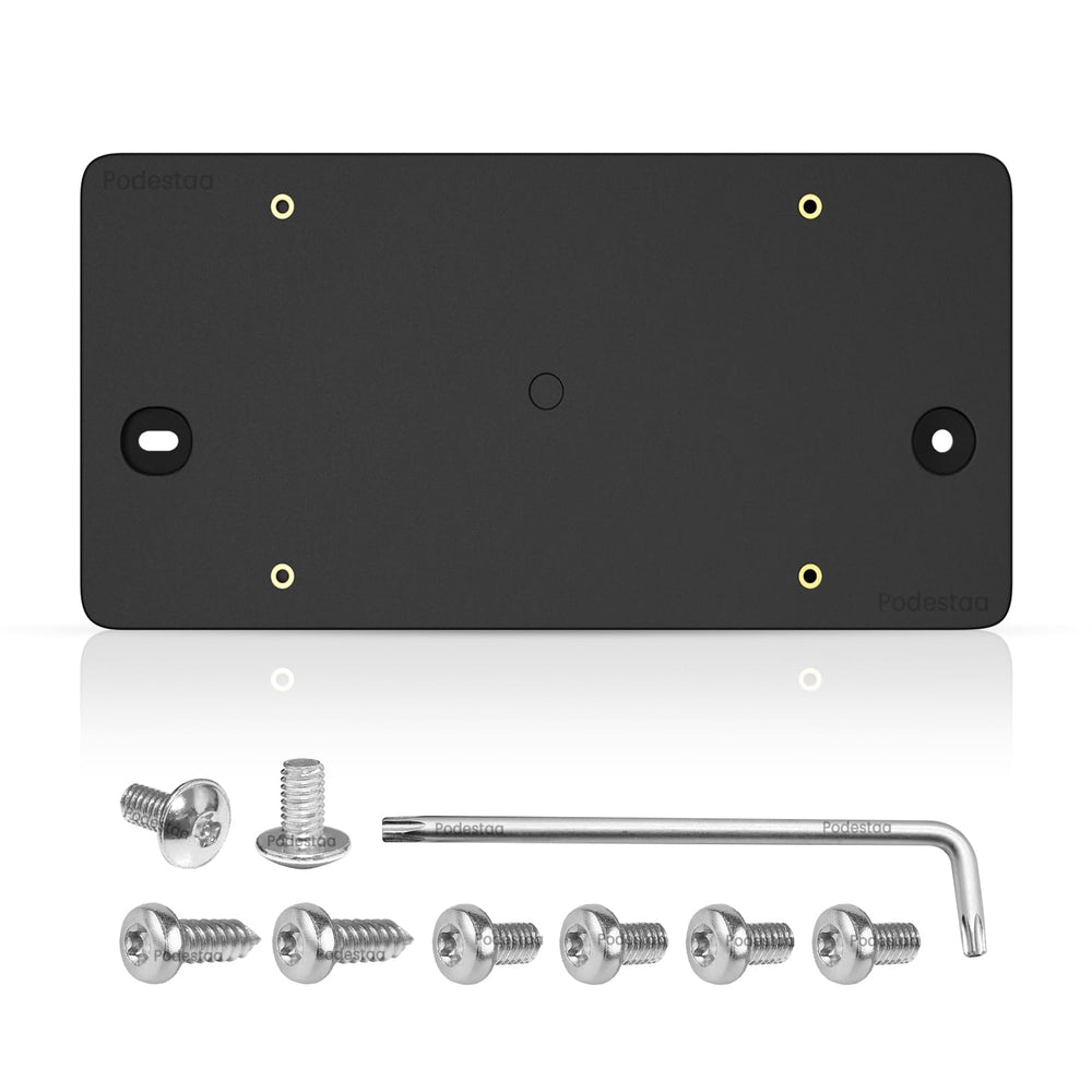 Podestaa rear license plate bracket fits Audi models for a precise OEM-style installation.