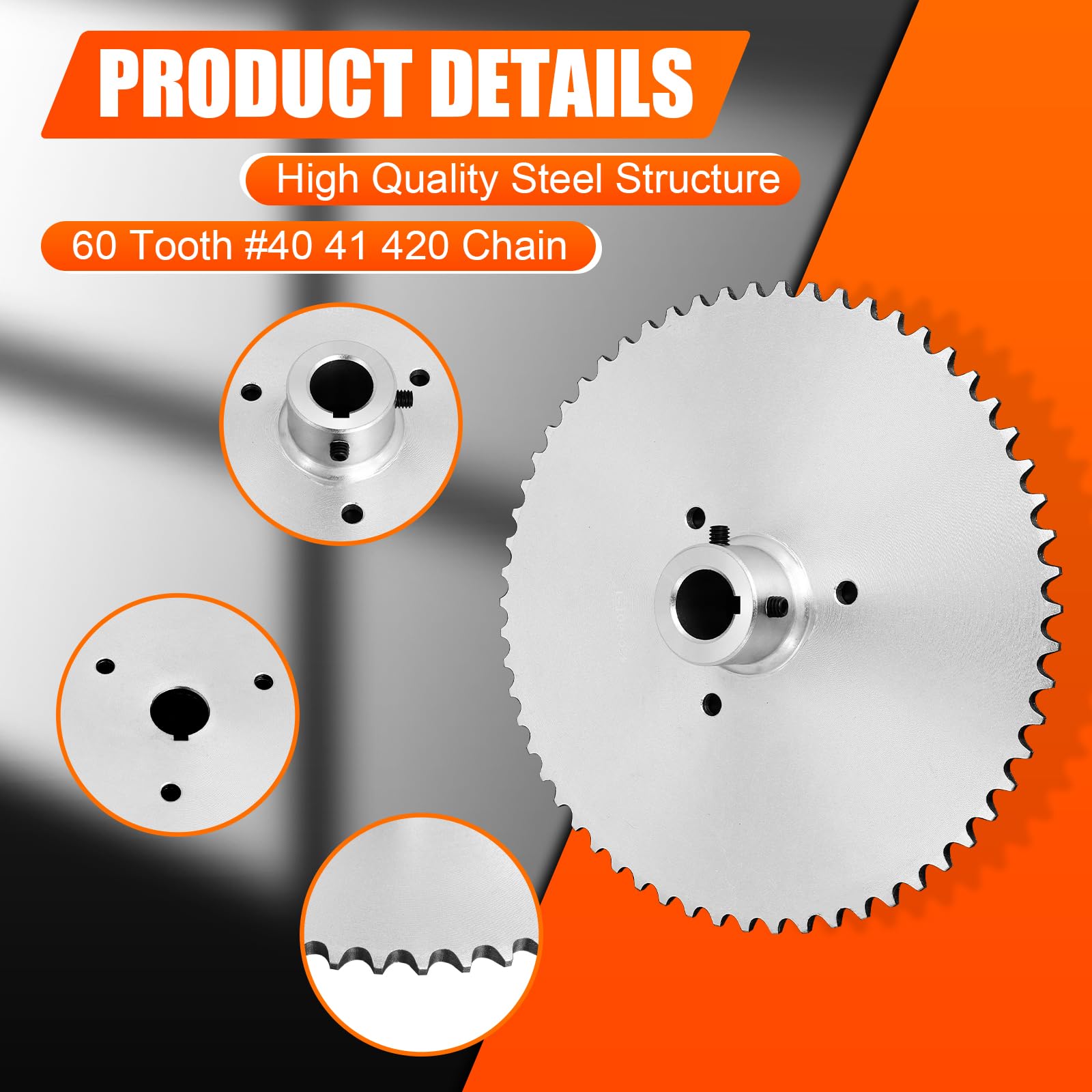 Podoy 1inch bore close-up for precise axle fit