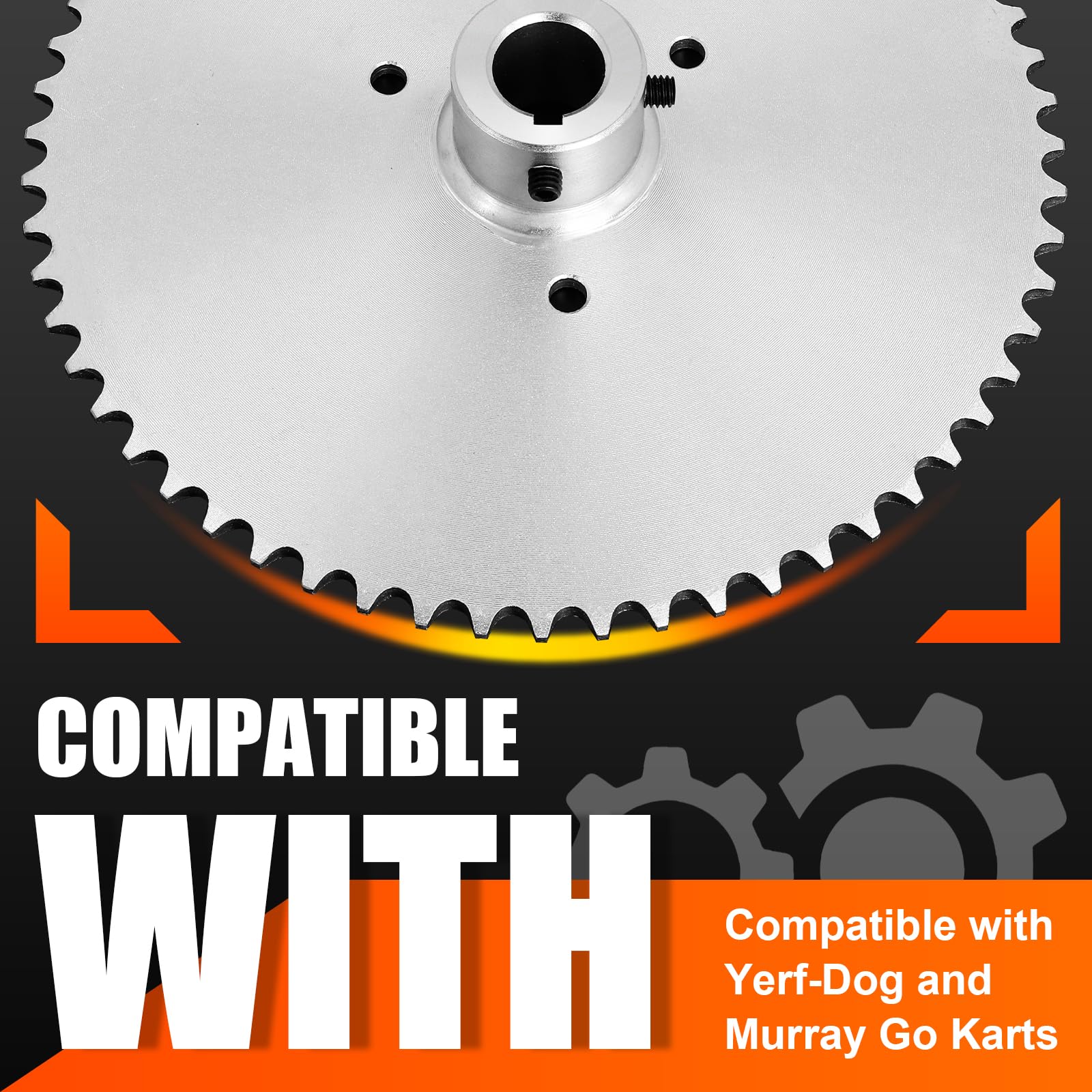 Podoy 40-41-420 chain detail emphasizes versatile gearing