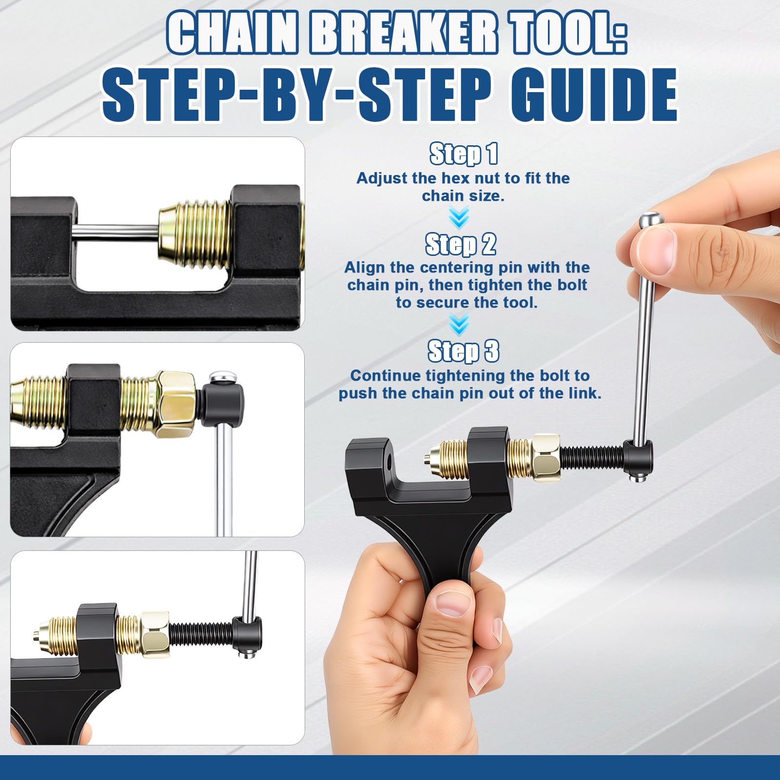 Podoy 415H 110L connector links simplify chain installation