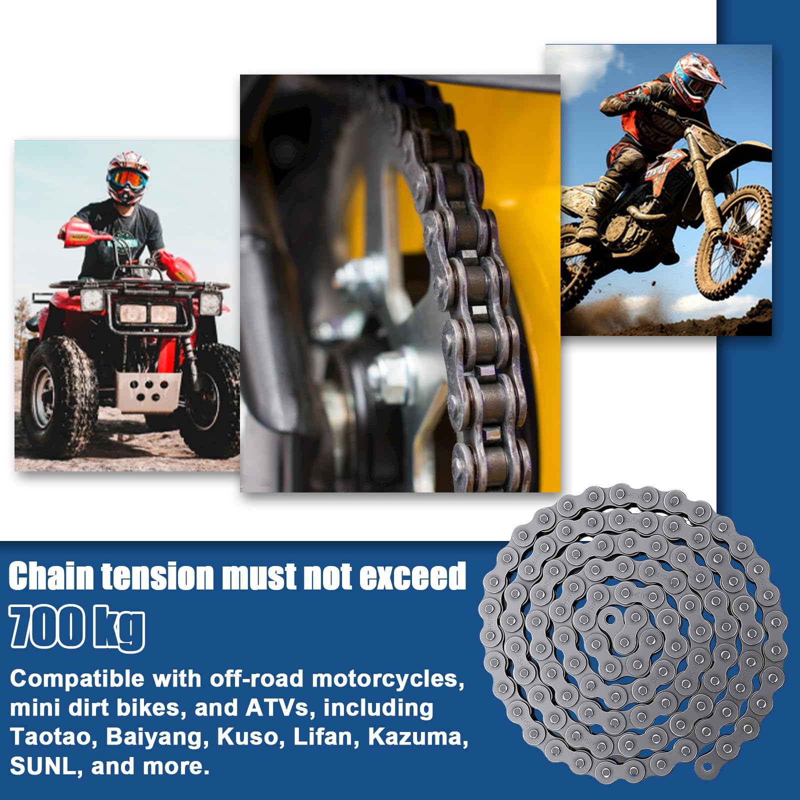 Podoy 415H 110L wide compatibility with 49cc-80cc engines
