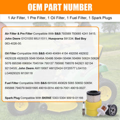 Podoy 492932S oil filter fits many engines
