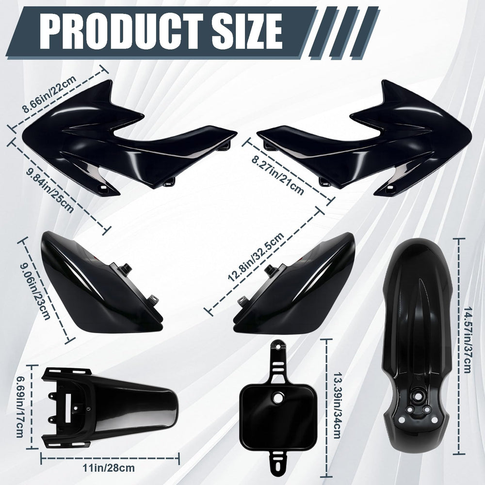 Podoy CRF50 side panel left; smooth fit for streamlined looks.
