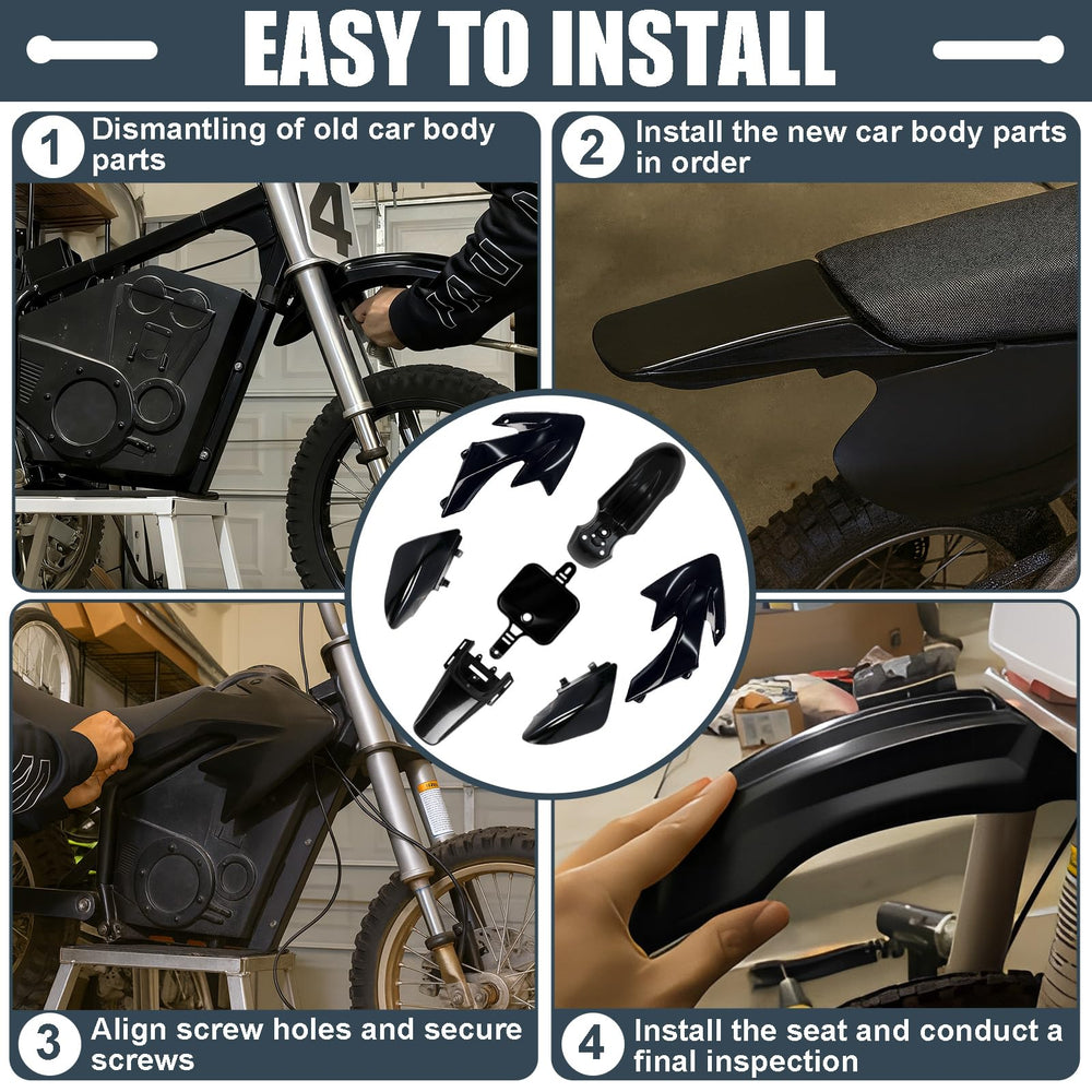 Podoy CRF50 tank side cover right; keeps fuel area protected and clean.
