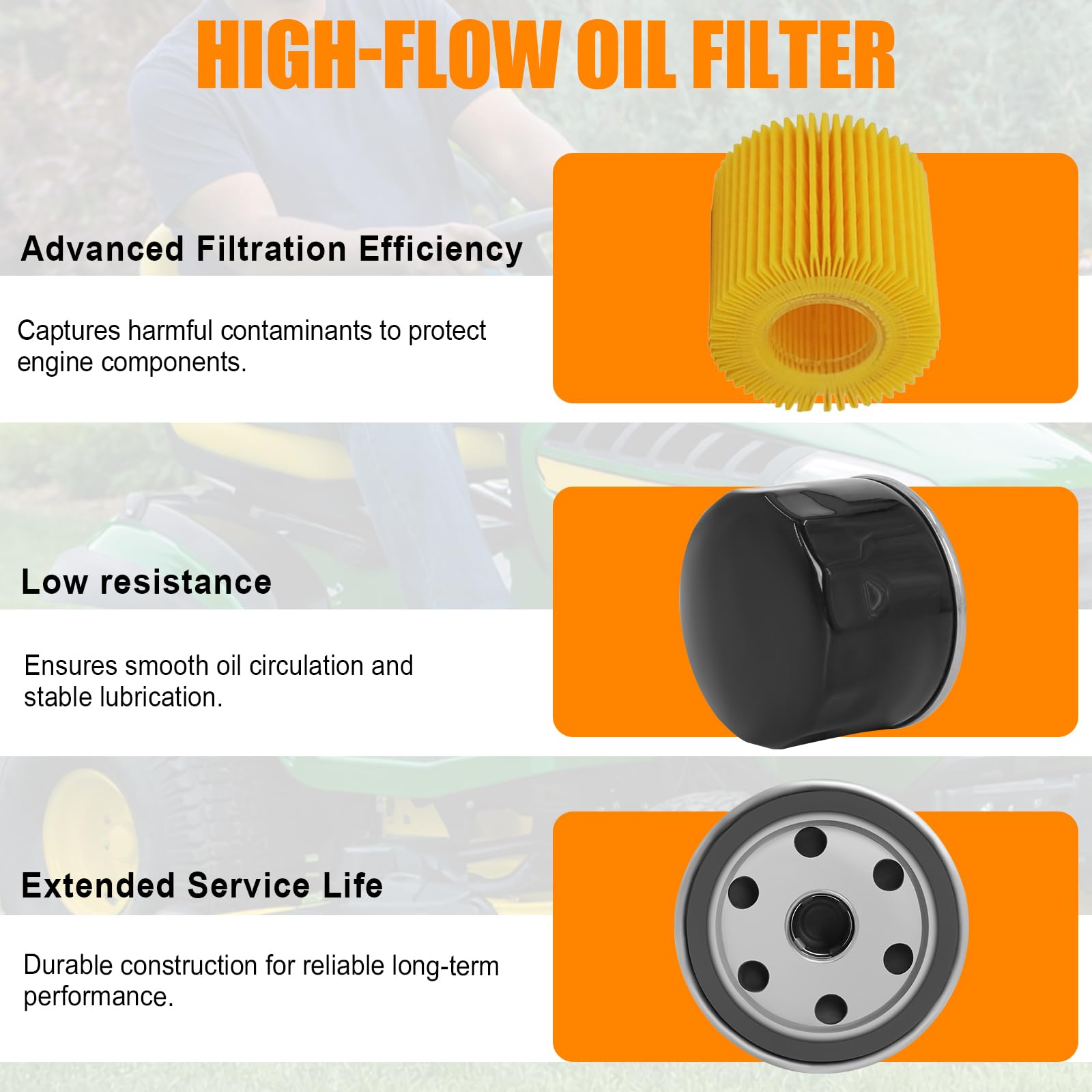 Podoy fuel filter compatible with multiple BS numbers