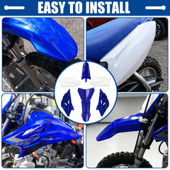 Podoy TTR50 side number plates improve visibility and identity