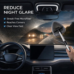 Poejeh yellow graded boar brush for hard plastic car interiors