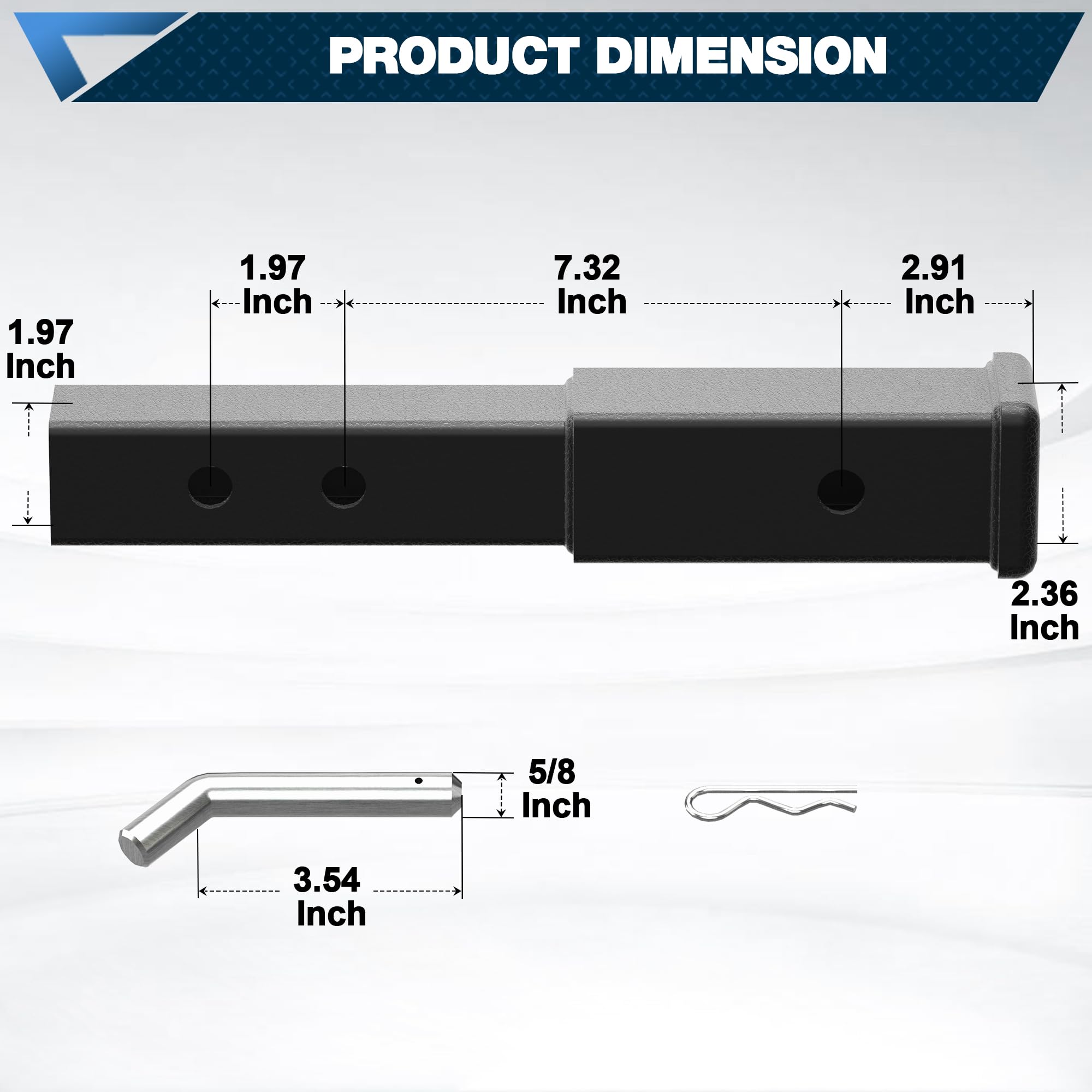 POFENZE anti-rattle stabilizer kit reduces shake for smoother highway towing