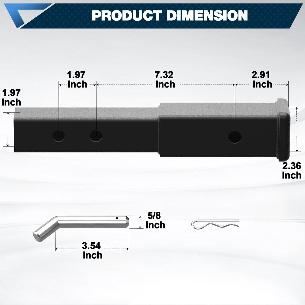 POFENZE anti-rattle stabilizer kit reduces shake for smoother highway towing