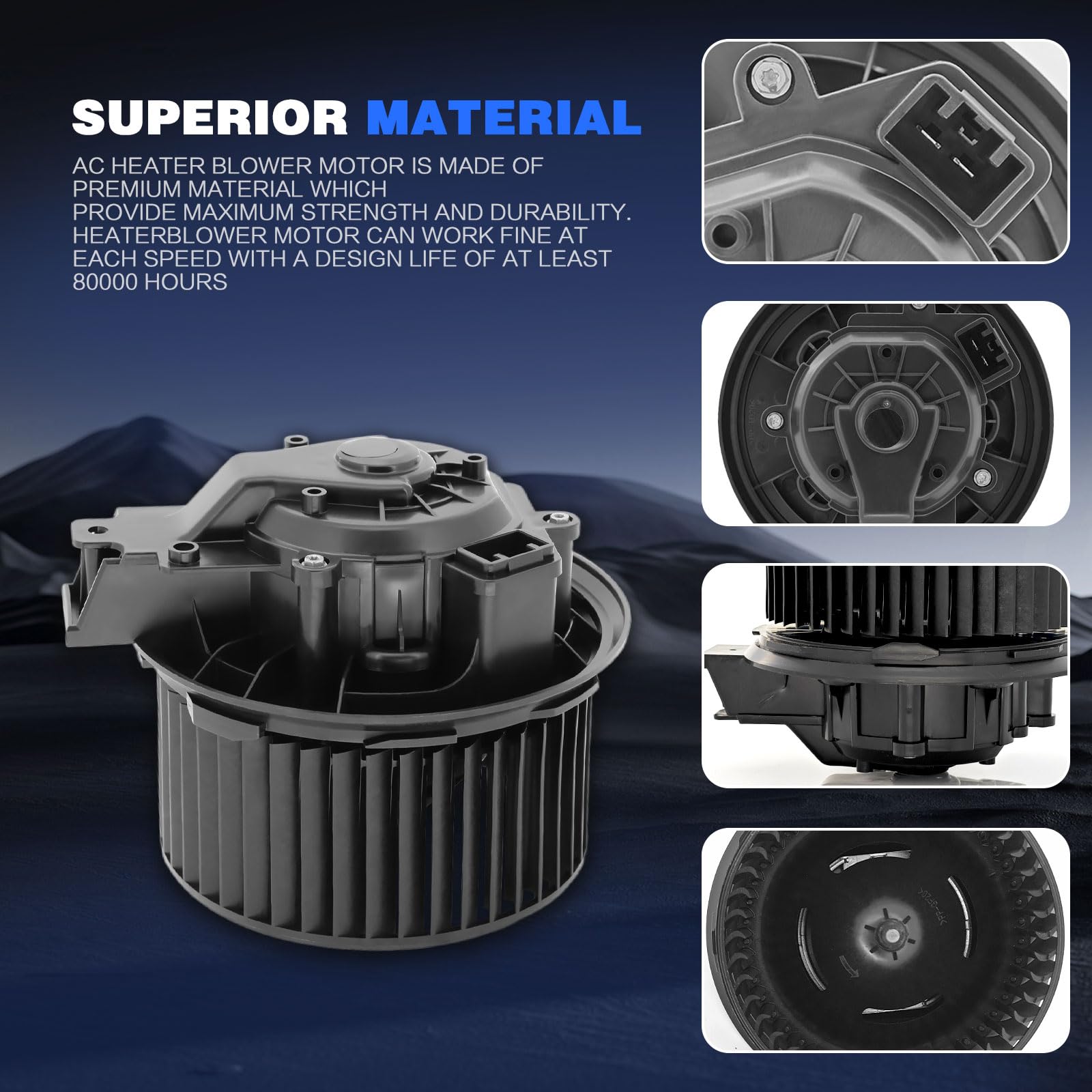 POHILA blower motor bearings provide long service life