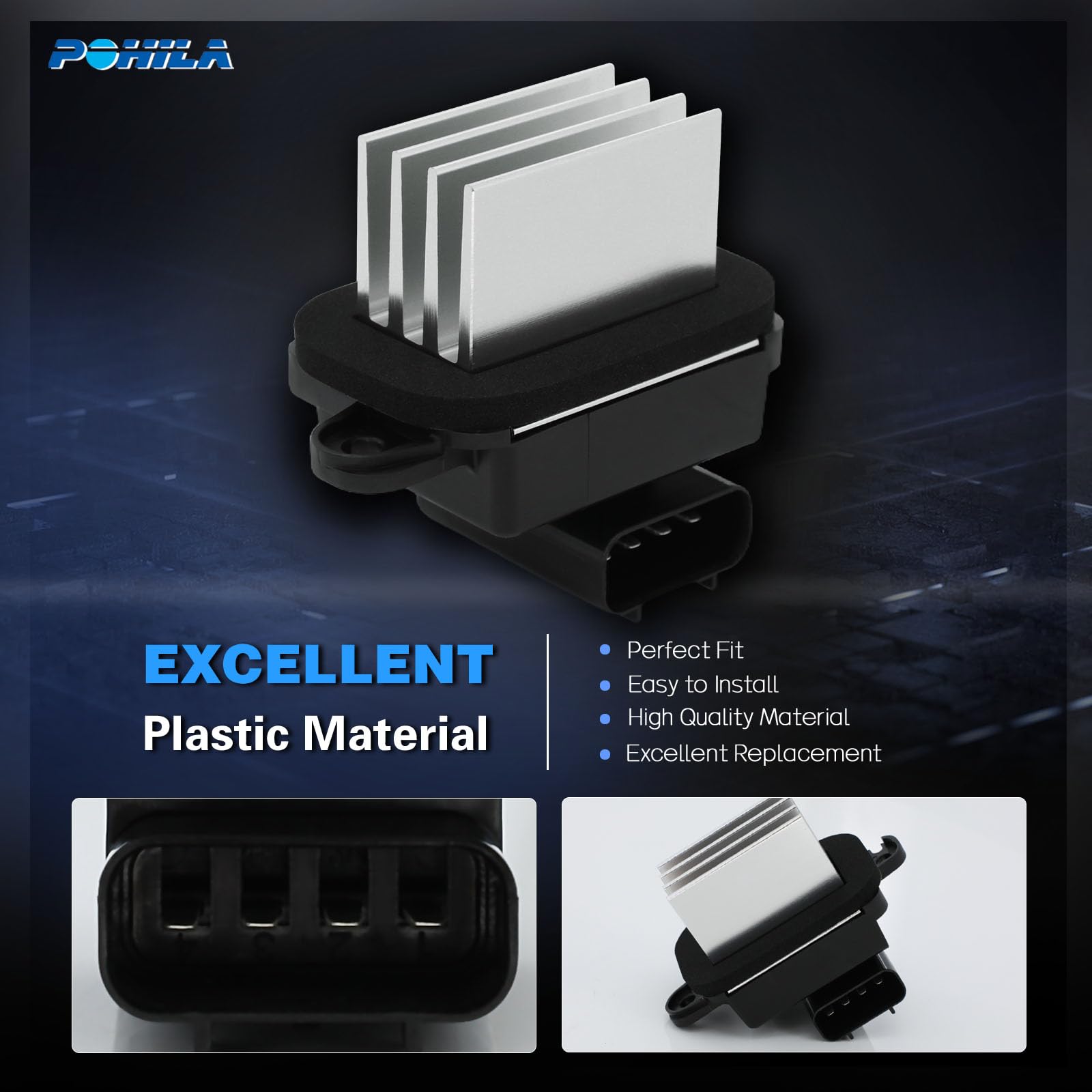 POHILA resistor uses heat-resistant materials for durability