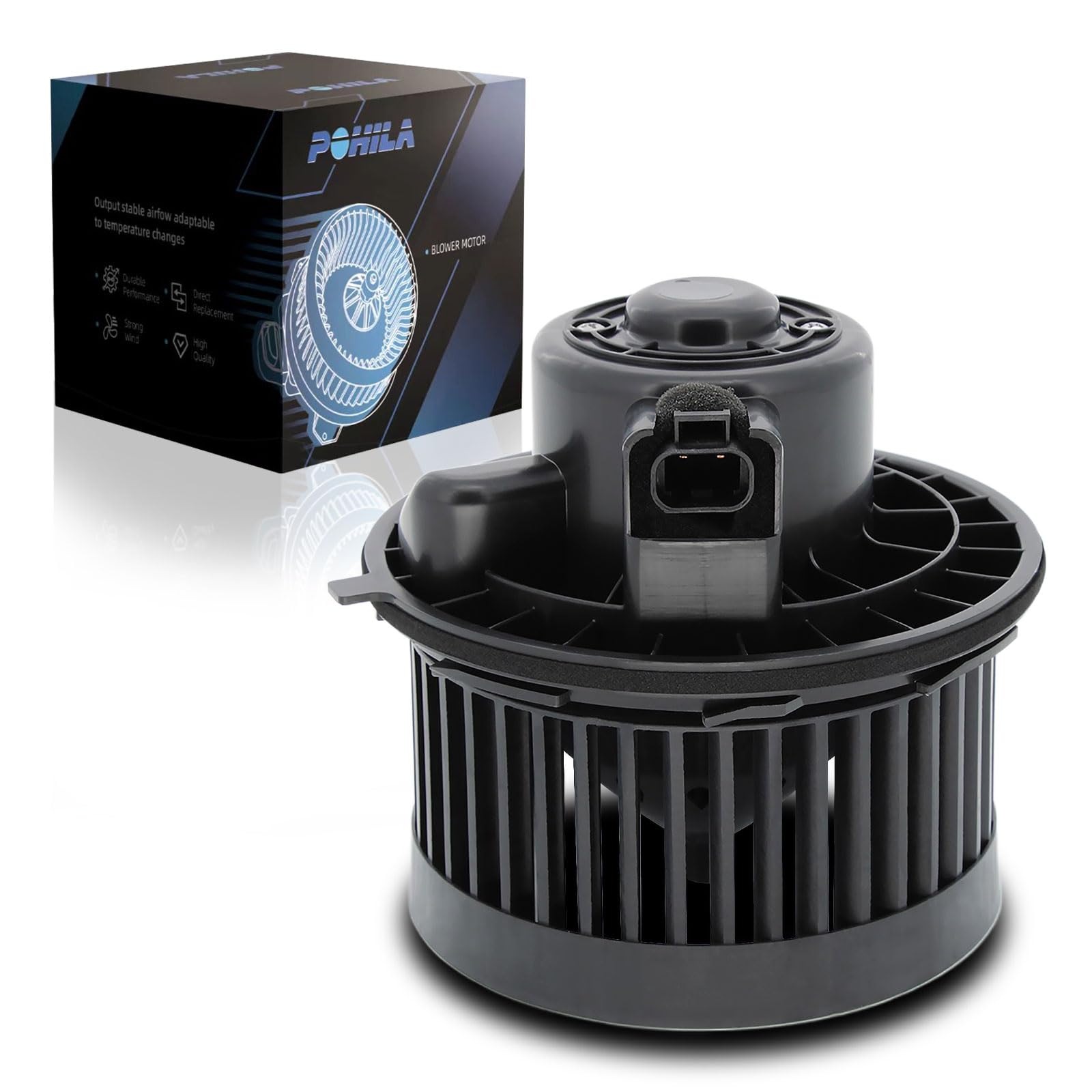 POHILA HVAC blower motor assembly with OEM-fit design for reliable airflow.