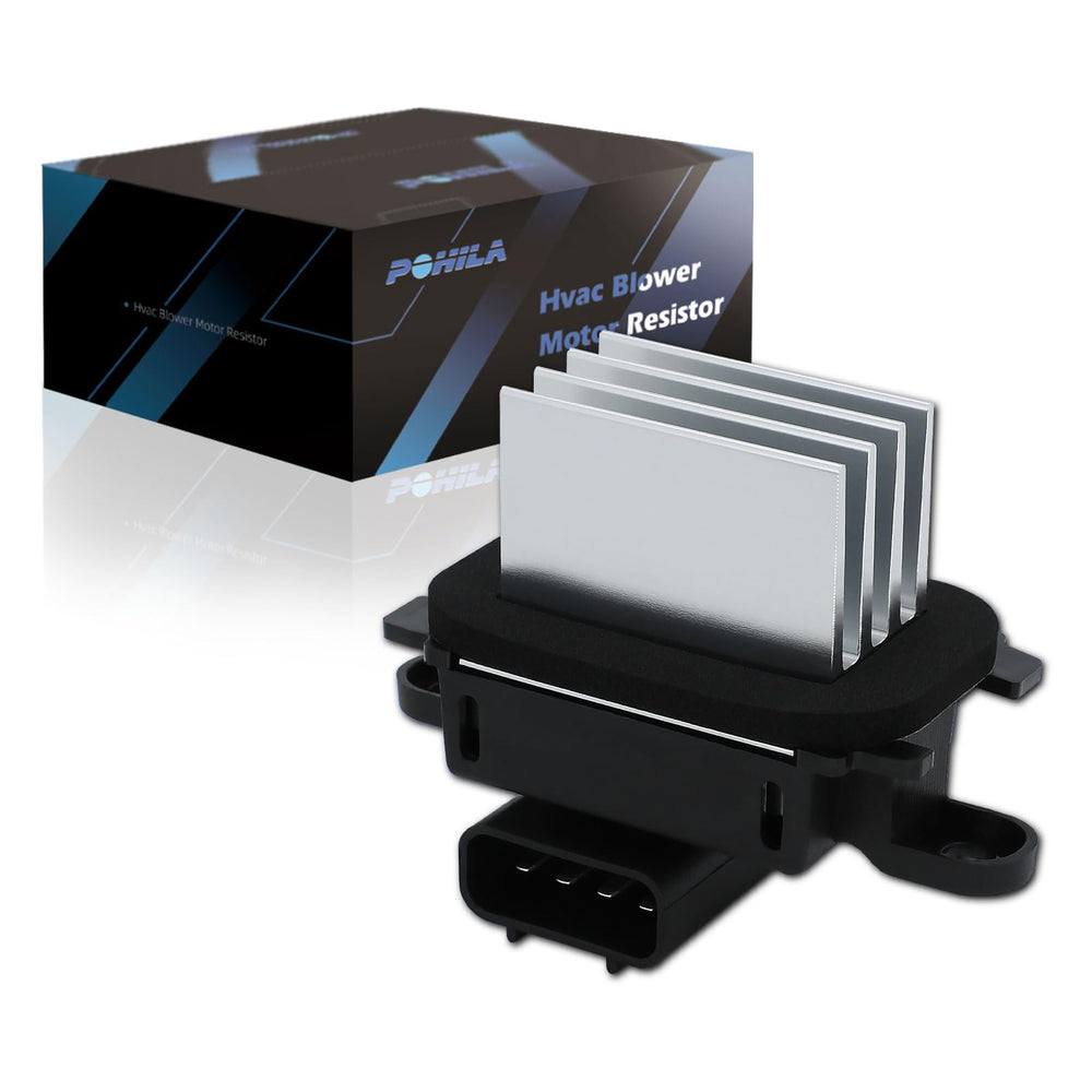 POHILA HVAC blower resistor front view showing durable direct-fit design for Ford models