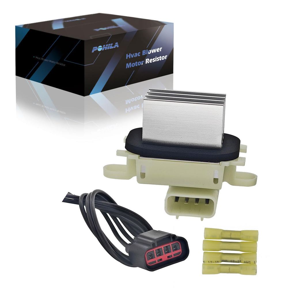 POHILA blower resistor front view with direct-fit design for Ford Expedition and F-150.