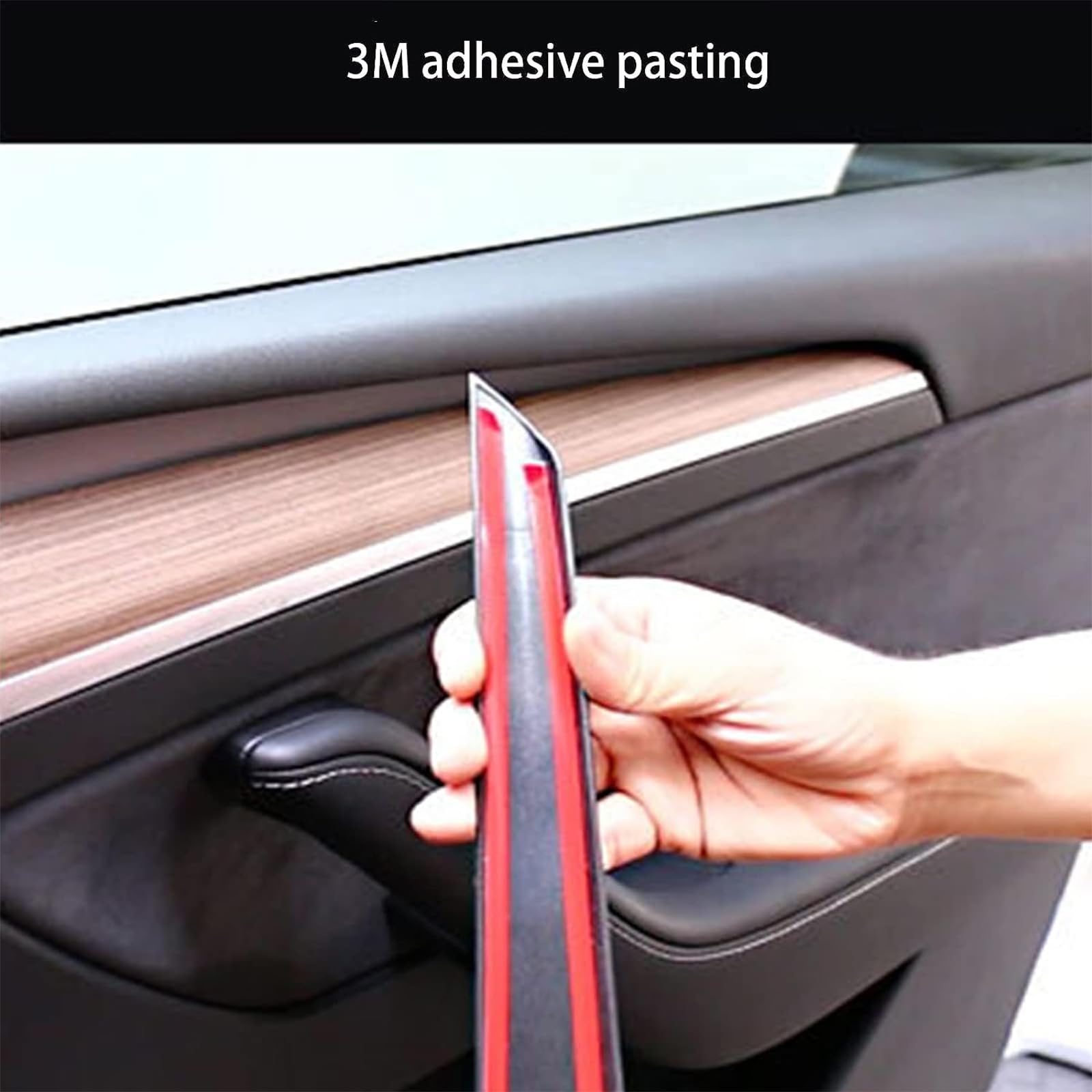 POIBWBUN dash wrap anti-scratch detail protects door panels.