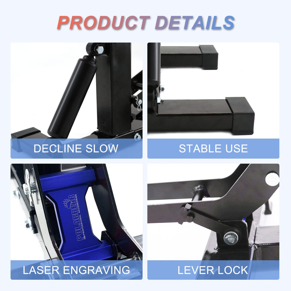 POLARBEAR anti-slip gasket ensures secure motorcycle parking