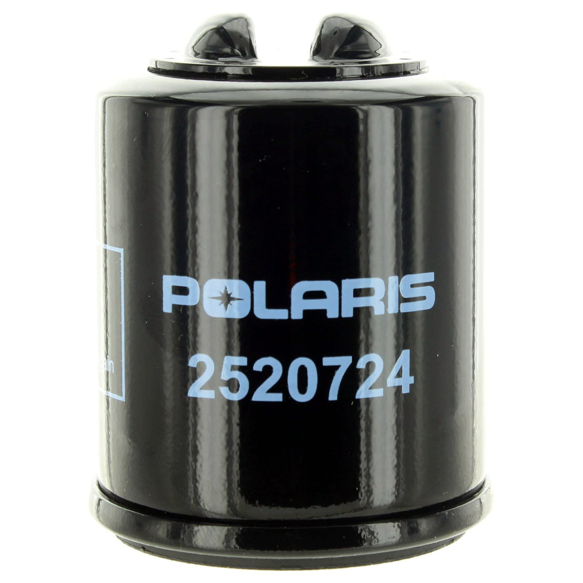 Polaris ATV oil filter front view, OEM part designed for filtration