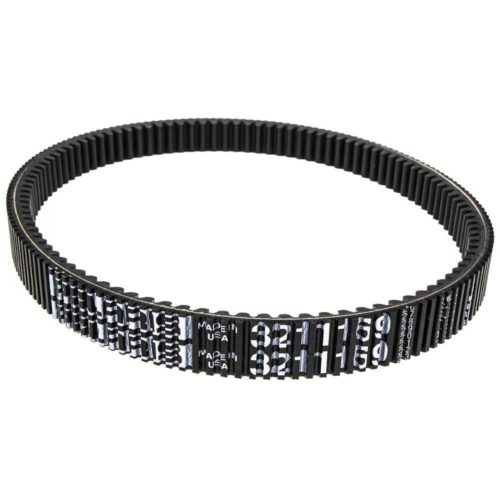 Polaris drive belt heat-dissipation design minimizes wear under high RPM.