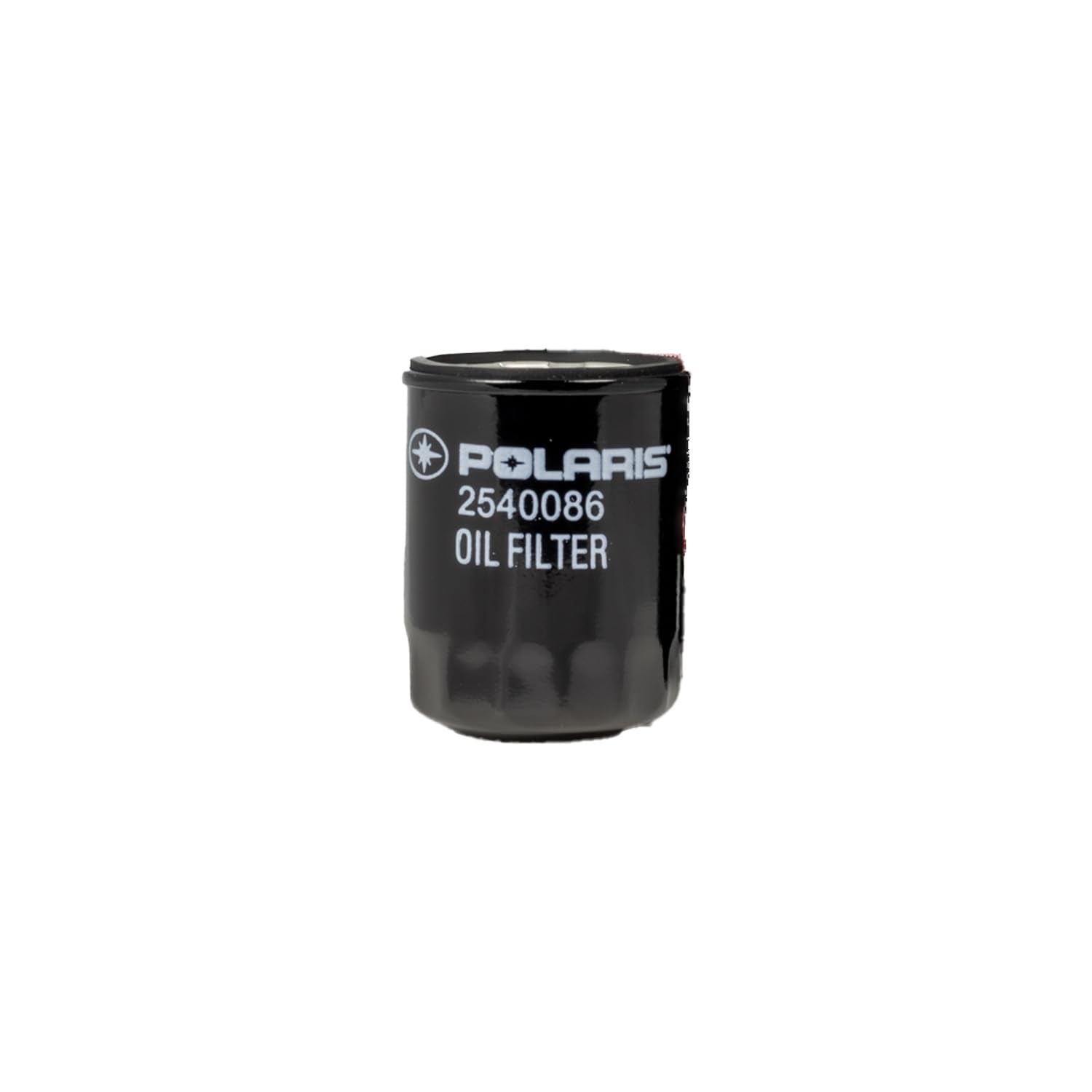 Polaris 10 micron oil filter close-up emphasizes durable construction for reliable filtration