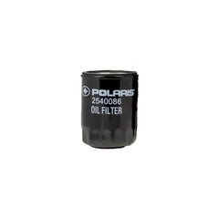 Polaris 10 micron oil filter close-up emphasizes durable construction for reliable filtration