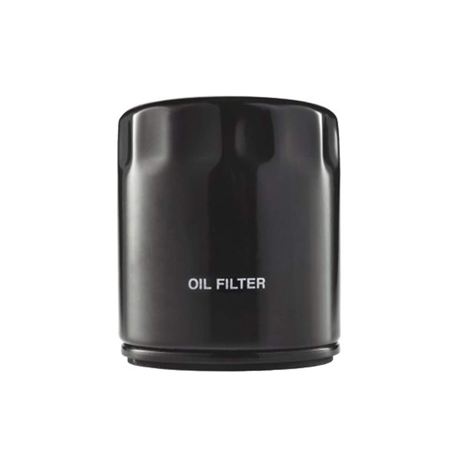 Polaris 10-micron oil filter close-up shows perfect engine fit for reliable lubrication