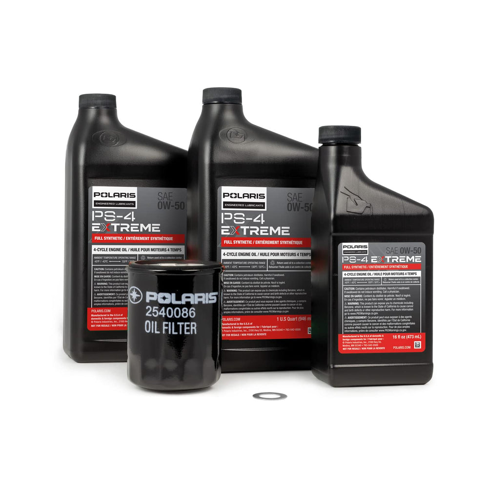 Polaris PS-4 Extreme oil filter close-up with precise fit