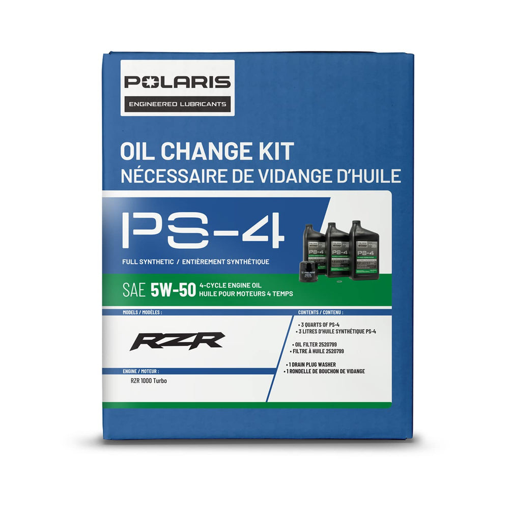 Polaris PS4 oil change kit drain plug washer securing a gasket for oil drain