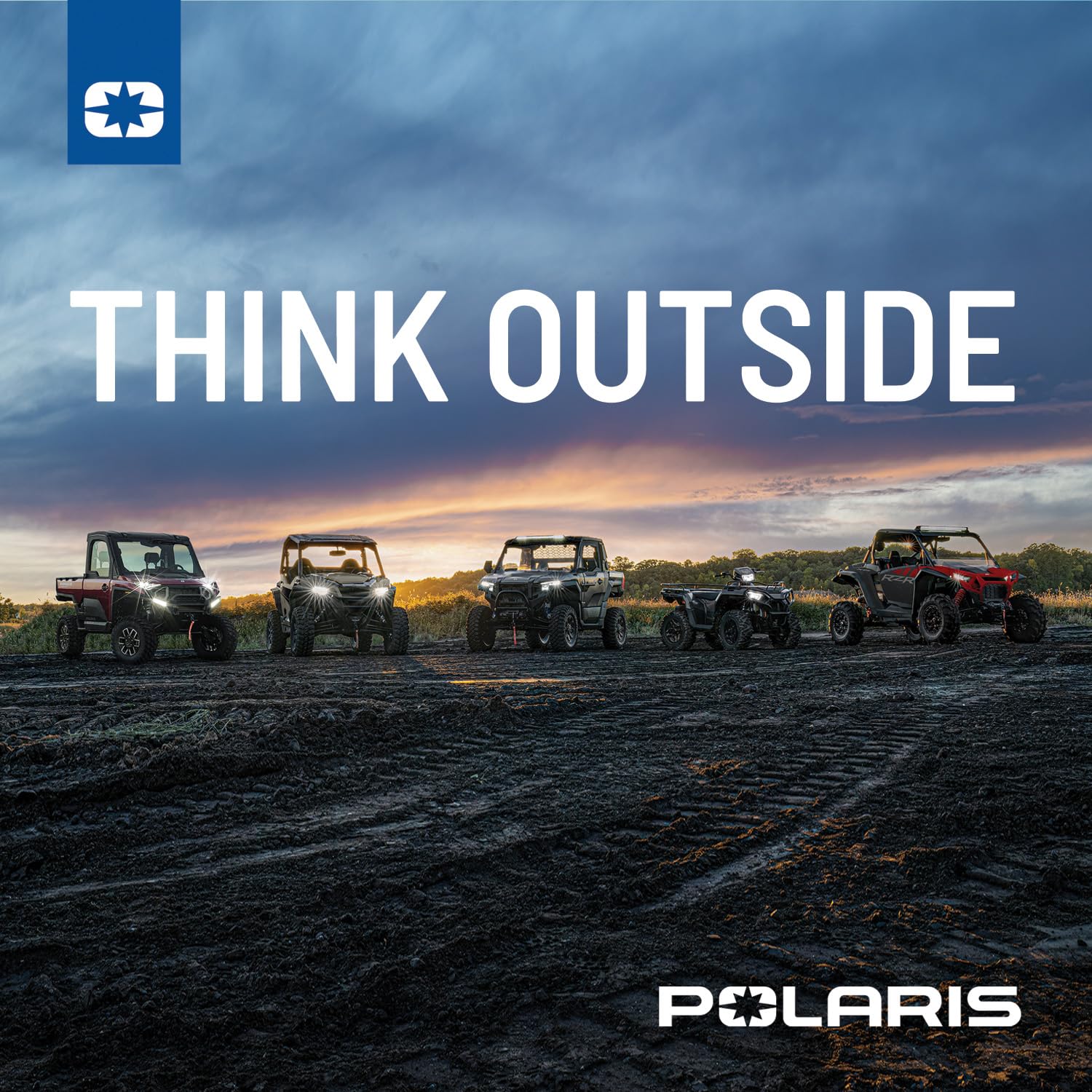 Polaris PS4 oil change kit in an off-road scene ready for field use