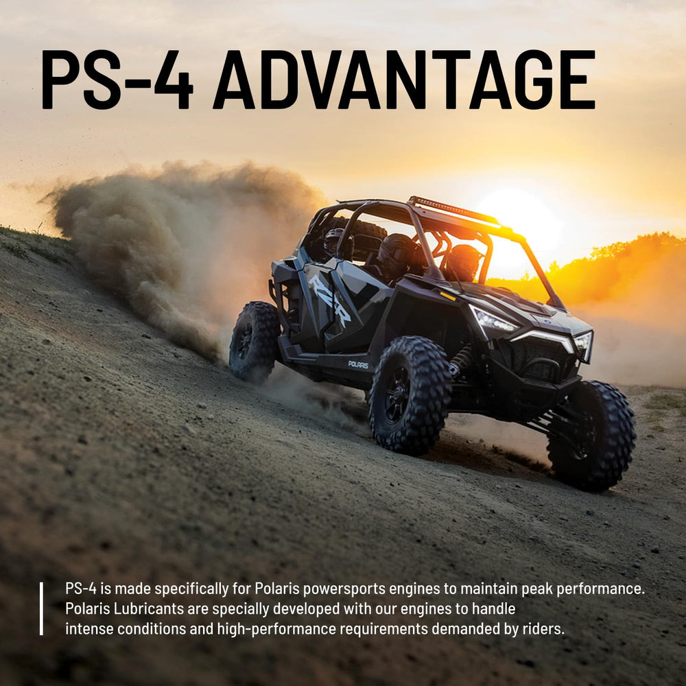 Polaris PS4 dipstick view showing correct level for optimal performance