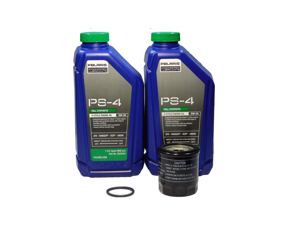 Polaris Ranger 150 PS-4 full synthetic oil change kit for reliable engine performance