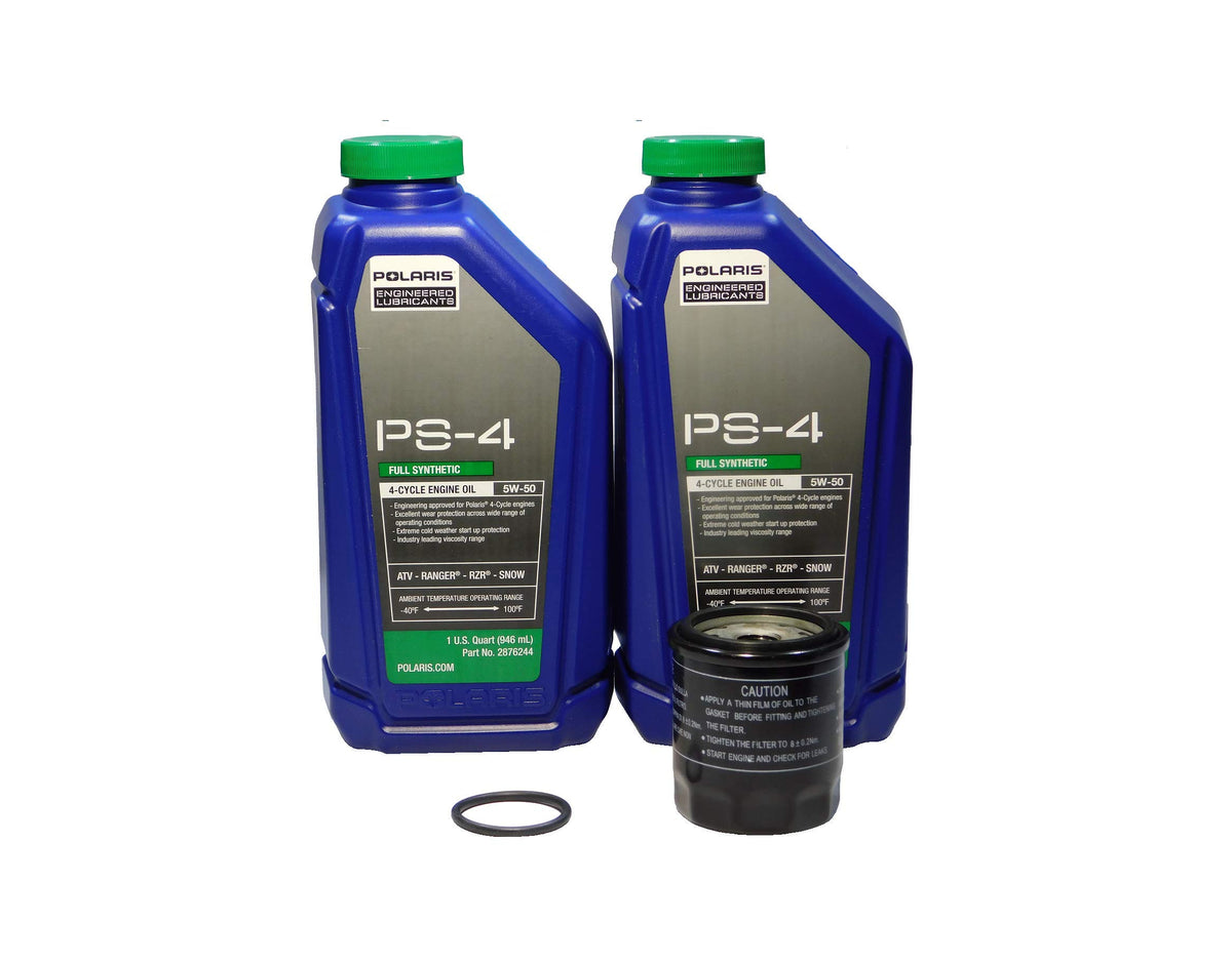 Polaris Ranger 150 PS-4 full synthetic oil change kit for reliable engine performance