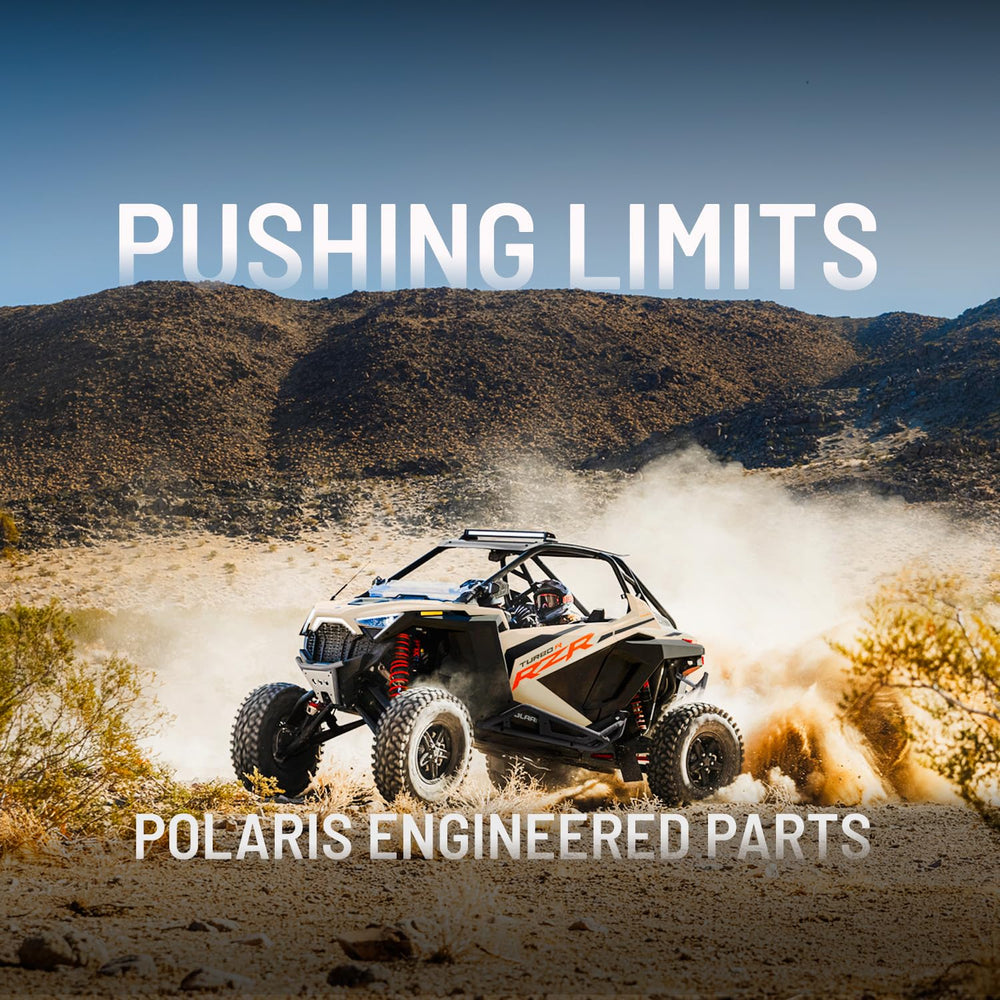 Polaris Ranger air filter in dusty terrain demonstrates off-road filtration performance.