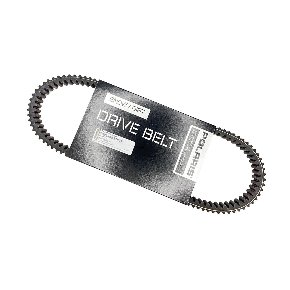 Polaris Ranger belt 3211149 under-hood view shows precise fit.