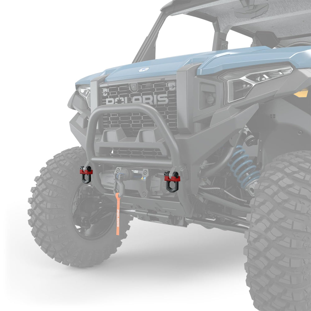 Polaris XPEDITION easy-install on stock bumper for quick setup.