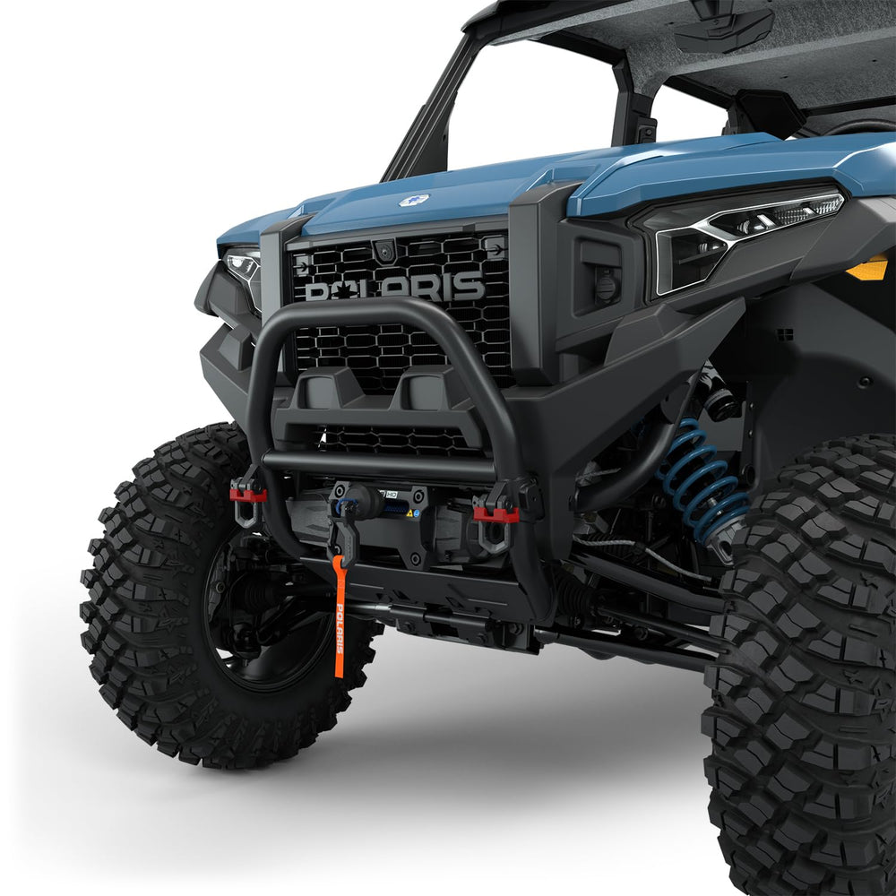 Polaris XPEDITION rubber dampeners reduce noise for a smoother ride.
