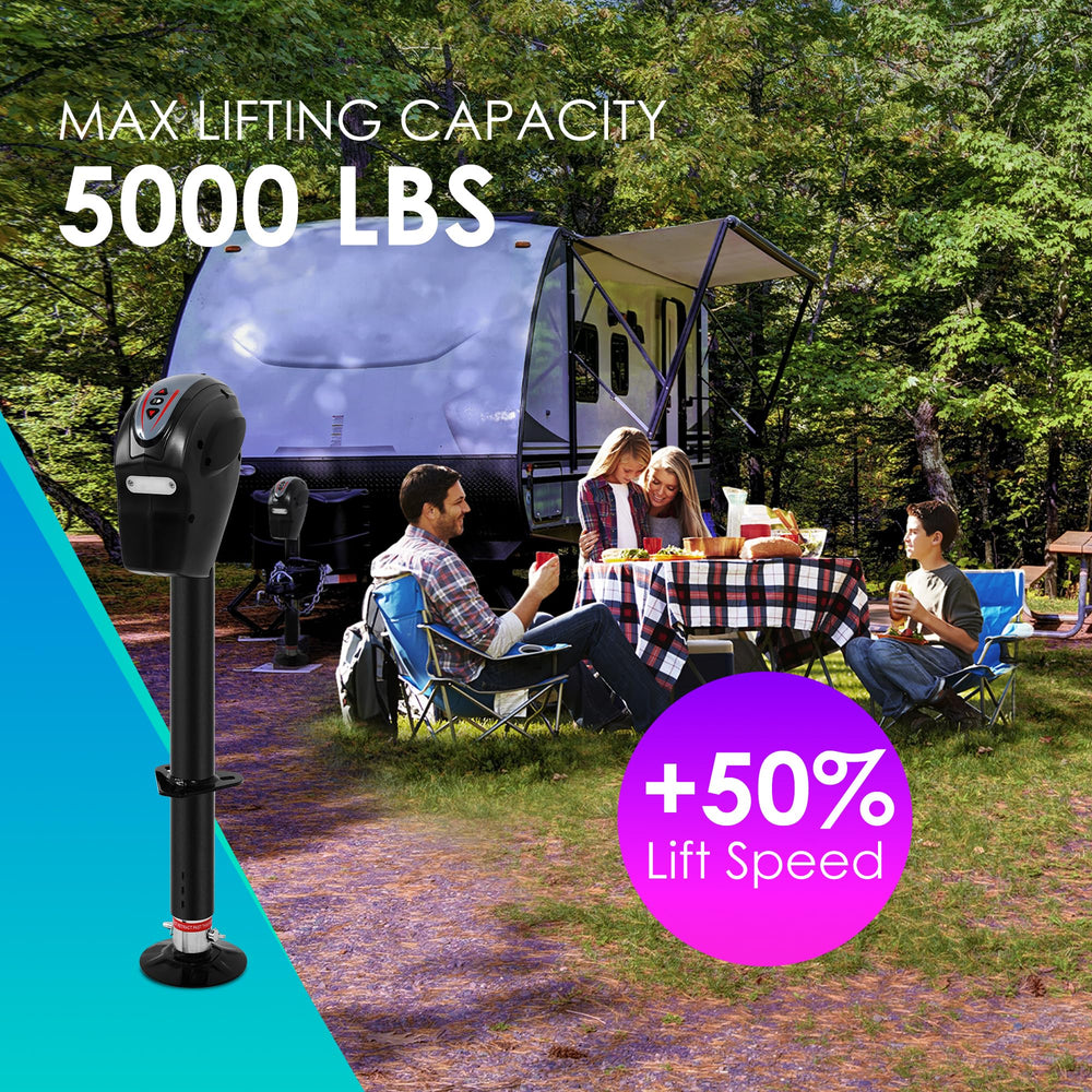 POLESTAR weatherproof jack endures rain, snow, and sun for all-weather camping.